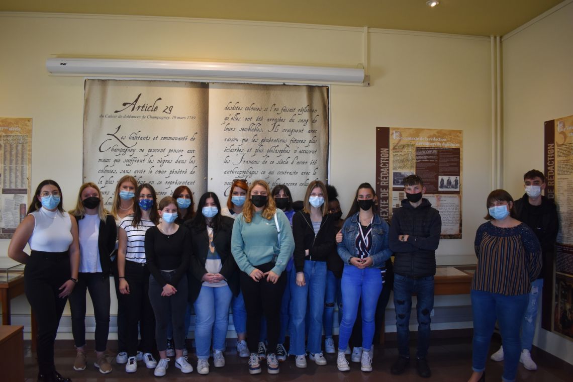 Accueil du BTS tourisme du lycée Georges Colomb de Lure 23 septembre 2021